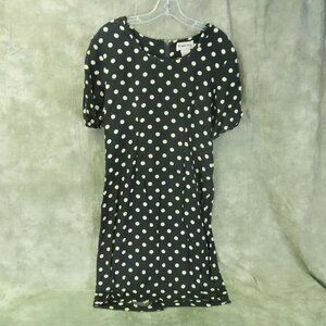 EUC Tower Hill Polka Dots Multicolor Sheath Dress Vintage Size 8  S-8776